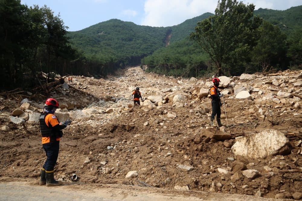 Sancheong’s Search Enters Seventh Day Amid Relentless Downpour